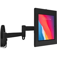 Mount-It! Adjustable Anti-Theft iPad Wall Mount with Swing Arm, Black (MI-3774B_G10)