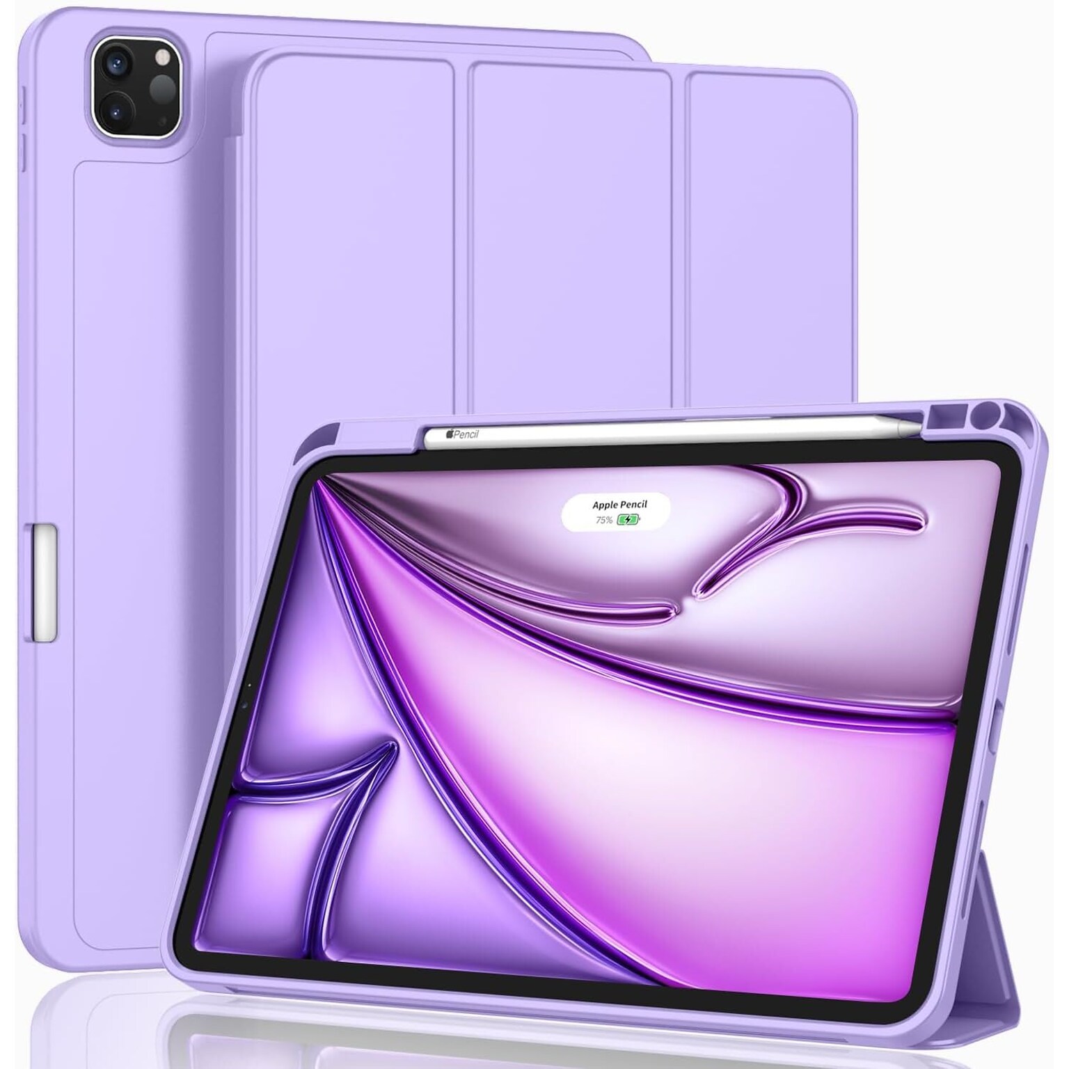 SaharaCase Heavy Duty Folio Case for 11 Apple iPad Pro M4 (2024), Violet (TB00394)