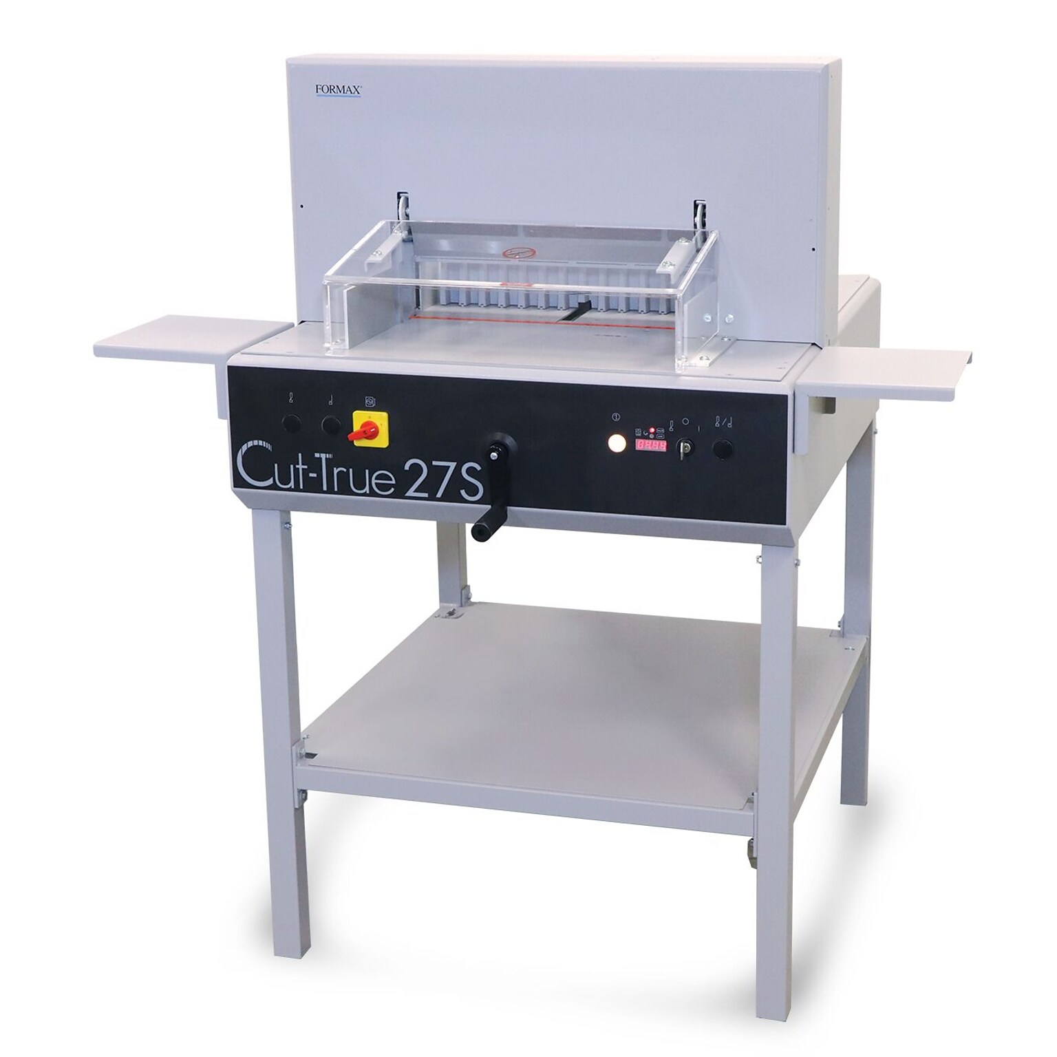 Formax Cut-True 27S 18.9” Semi-Automatic Guillotine Paper Cutter with LED Laser Line, White (CUT-TRUE 27S)