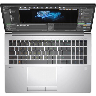 HP ZBook Fury G10 16" LCD Laptop, Intel Core i9-13950HX, 2.2GHz, 1TB SSD, Backlit Keyboard, Windows 11 Pro, Silver
