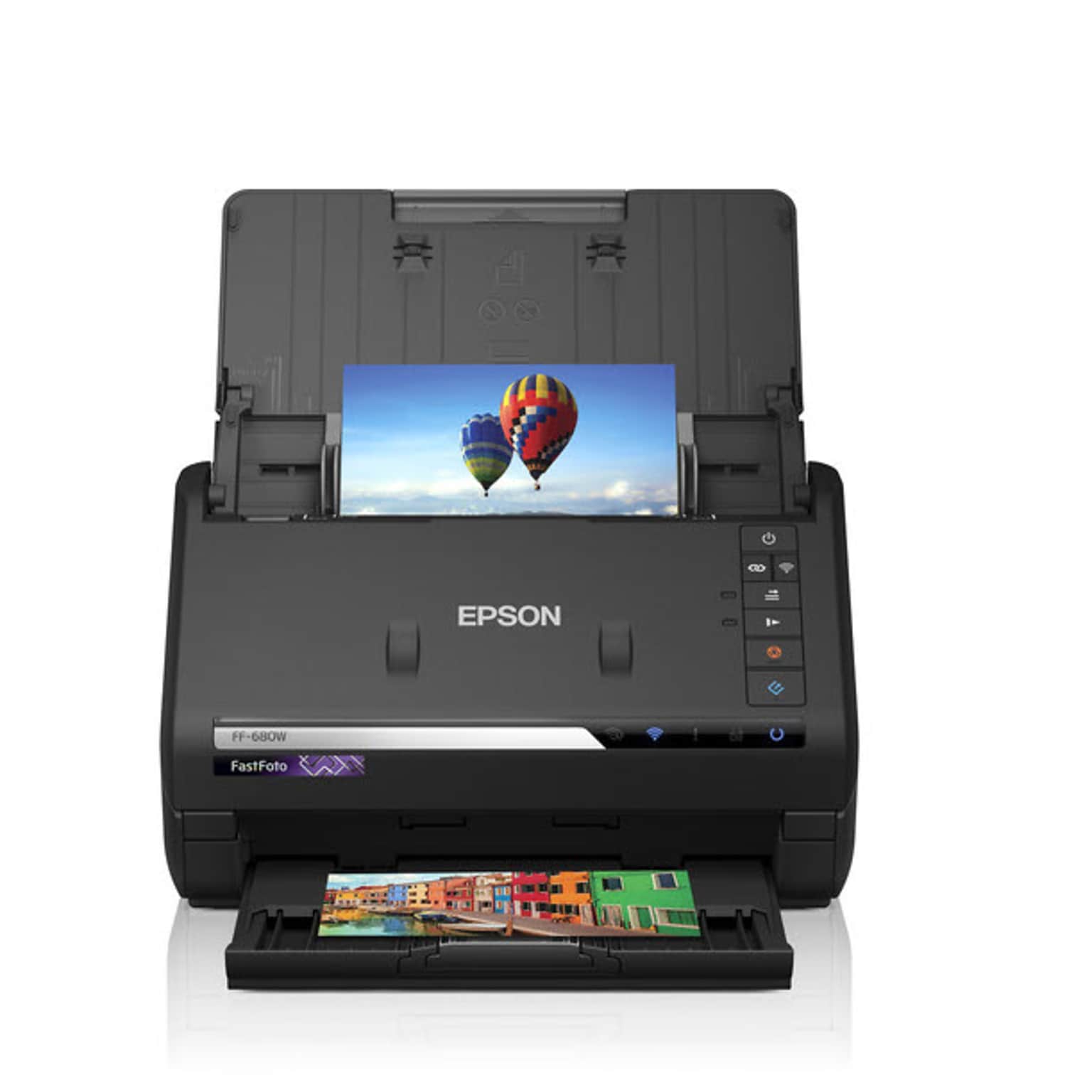 Epson FastFoto-680W USB/Wireless Duplex Photo Scanner, Black (9472376)