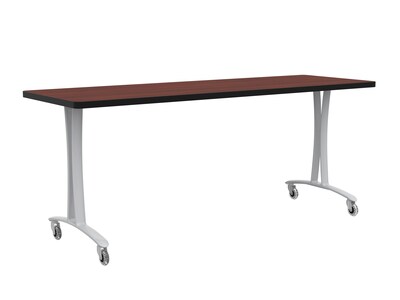 Safco Rumba Training Room Table, 24 x 72, Biltmore Cherry (RBA7224TCASLBMCH)