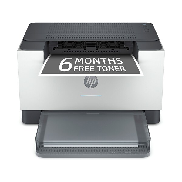 HP LaserJet M209dwe Wireless Black & White Printer Includes 6 Months of FREE Toner with HP+ (6GW62E)