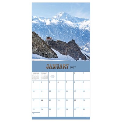 2027 TF Publishing Alaska 10 x 12 Monthly Wall Calendar, Multicolored (27-1053)