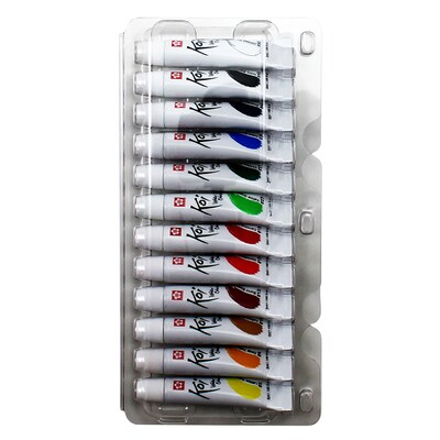Sakura Koi Watercolor Tube Set, 5mL, 12 Colors Per Set, 2 Sets (SAKXMW5L12SET-2)
