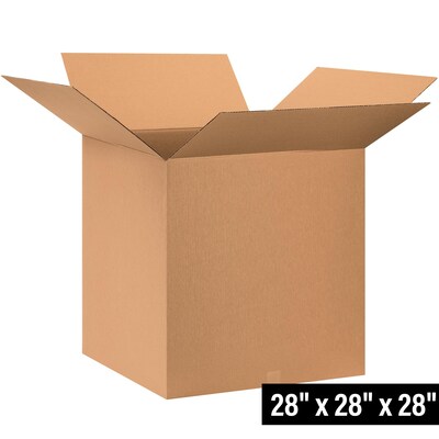 28 x 28 x 28 Shipping Boxes, 32 ECT, Brown, 5/Bundle (282828)