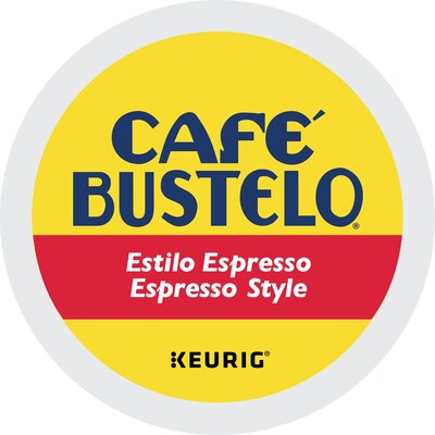 Cafe Bustelo Espresso Coffee, Dark Roast, Keurig® K-Cup® Pods, 24/Box (6106)