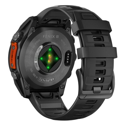 Garmin fenix 8 AMOLED Multisport GPS Smartwatch, Slate Gray & Black, 47mm (GRM0290400)