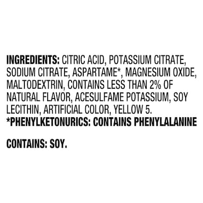 Crystal Light On-The-Go Sugar-Free Lemonade Powdered Drink Mix, 8.6 oz., 16/Box (220-00552)