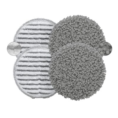Shark Wet & Dry Steam & Scrub Cleaning Pads, White/Gray (XKITP7000D)