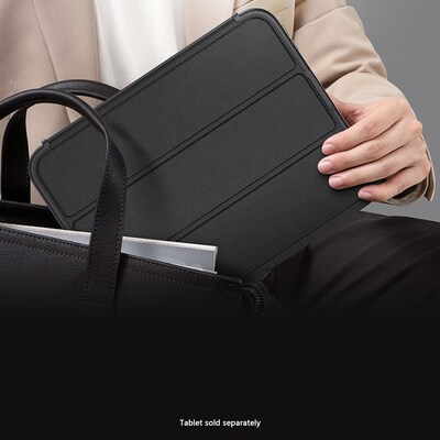 SaharaCase Raider 9.7" Heavy Duty Folio Case for iPad mini (A17 Pro) and iPad mini (6th Gen), Scorpion Black (TB00451)