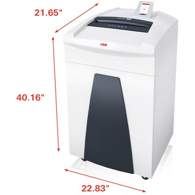 HSM SECURIO P36i 49-Sheet Strip-Cut Multi-Media Shredder (1851)