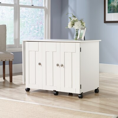 Sauder Select Craft/Sewing Cart, Soft White (414873)