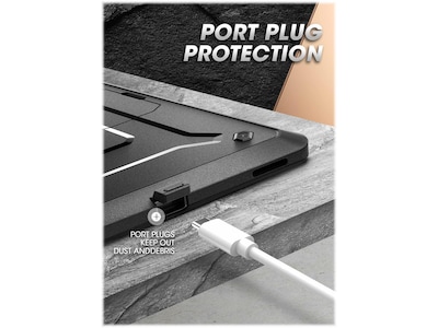SUPCASE Unicorn Beetle Pro Polycarbonate 14.6" Rugged Case for Samsung Galaxy Tab S8 Ultra, Black (843439117587)