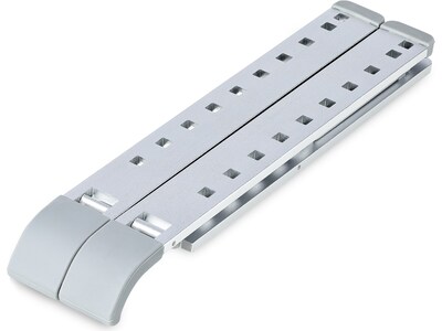 StarTech Aluminum Foldable Laptop Riser Stand, Silver (LAPTOP-RISER-BAR)