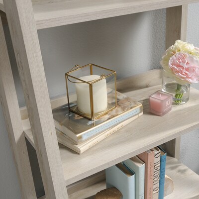 Sauder Trestle 71"H 5-Shelf Bookcase, Chalked Chestnut (424122)