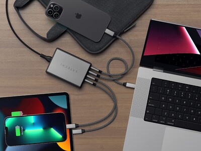 165W USB-C 4-Port PD GaN Charger - US