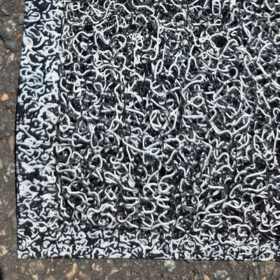 Floortex Doortex Twistermat Indoor Entrance Mat, 72 x 48, Black and White (NREMFLVA0005)