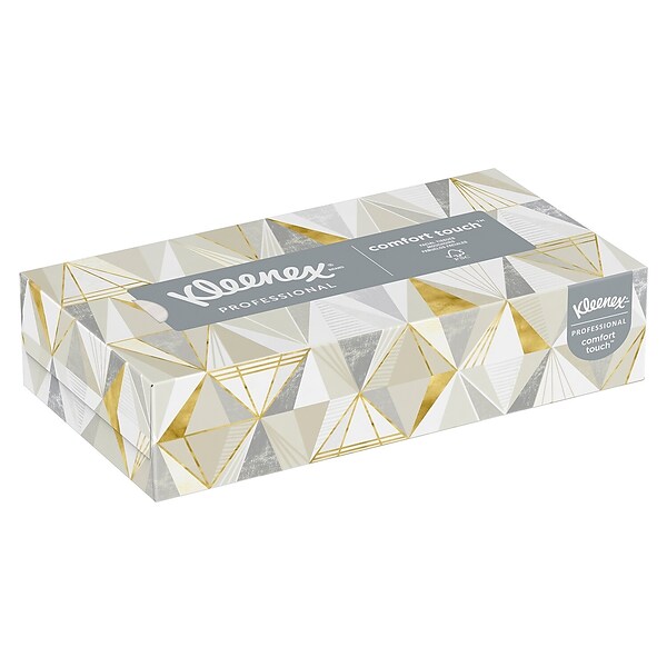 Kleenex Convenience Case Facial Tissue, 2-ply, 125 Tissues/Box, 12 Boxes/Pack (03076)