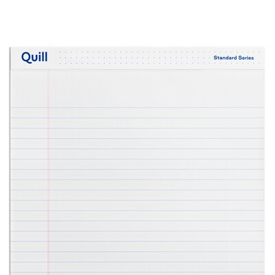 Basics Narrow Ruled 5 x 8-Inch Writing Pad - White (50 Sheets per Pad, 12 Pack)