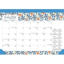 2024-2025 Plato Spring Awakening 14 x 10 Academic & Calendar Monthly Desk Pad Calendar (9781975480