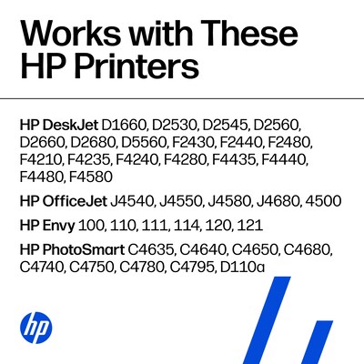 HP 60XL Black High Yield Ink Cartridge, Prints Up to 600 Pages (CC641WN#140)