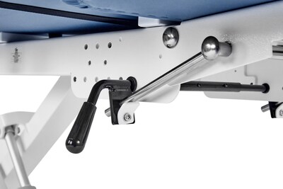 Viva Comfort XRO 3-Section Electric Height and Back Adjustable Exam Table, 600 lbs. Capacity, Blue (ADI903-21-BLU-MK)