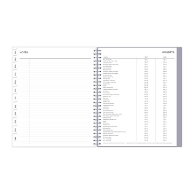 2027 Blue Sky Rue Du Flore 8" x 10" Calendar Year Monthly Planner, Plastic Cover (101605-27)