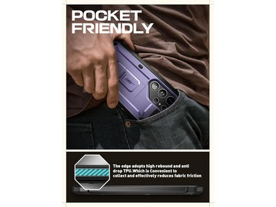 SUPCASE Unicorn Beetle PRO Rugged Case for Samsung Galaxy S24 Ultra, Shock Absorbing, Mauve (GS24UUB
