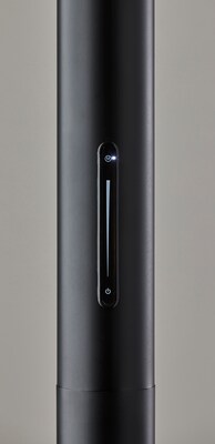 Adesso Greer LED Torchiere 70"H Matte Black Floor Lamp (4219-01)