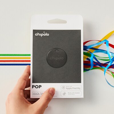 Chipolo POP Bluetooth Tracker, Black (RWS.0000006)