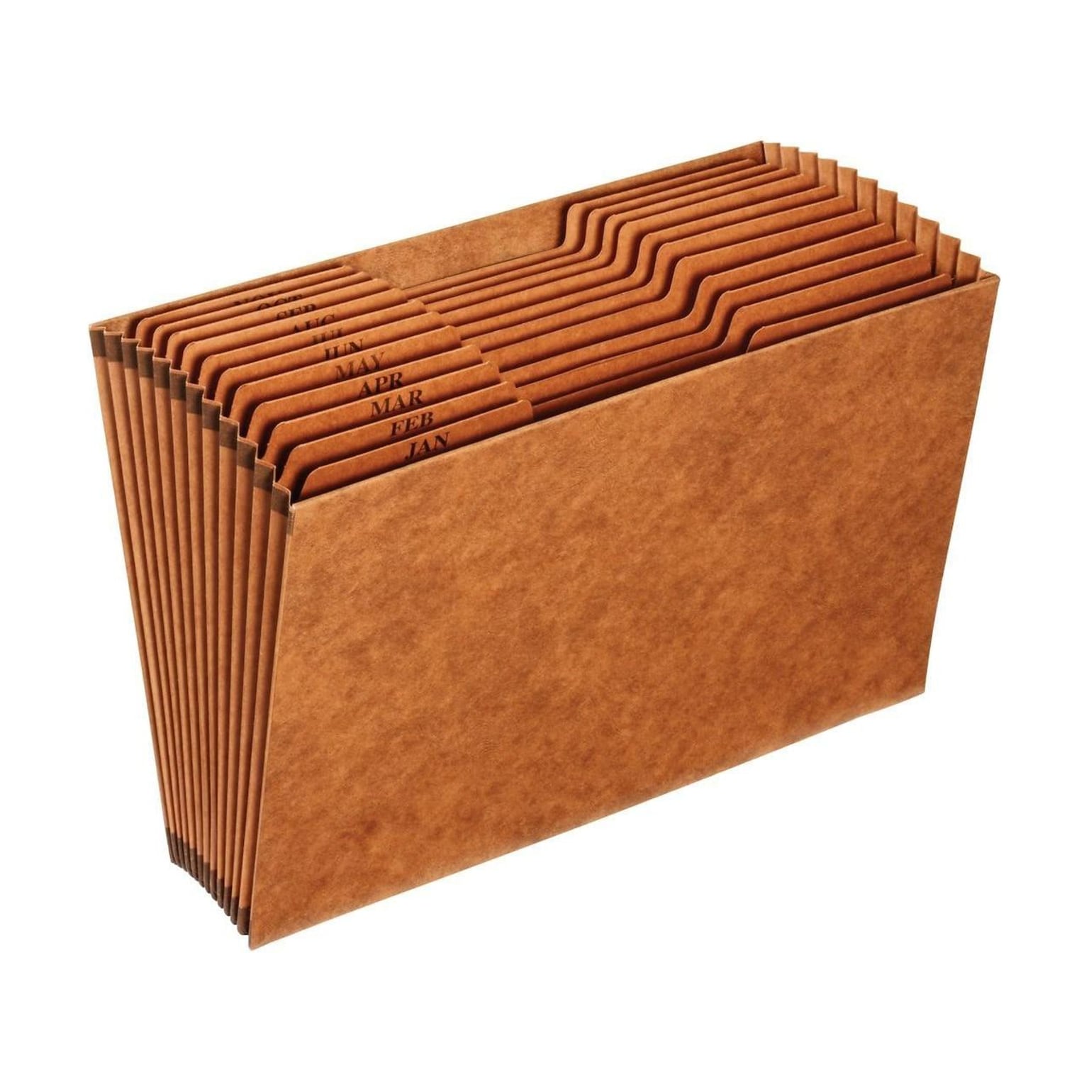Pendaflex Heavy Duty Reinforced Paper Stock Accordion File, Monthly Index, 12-Pocket, Legal Size, Brown, 1/Each (R219MHD)