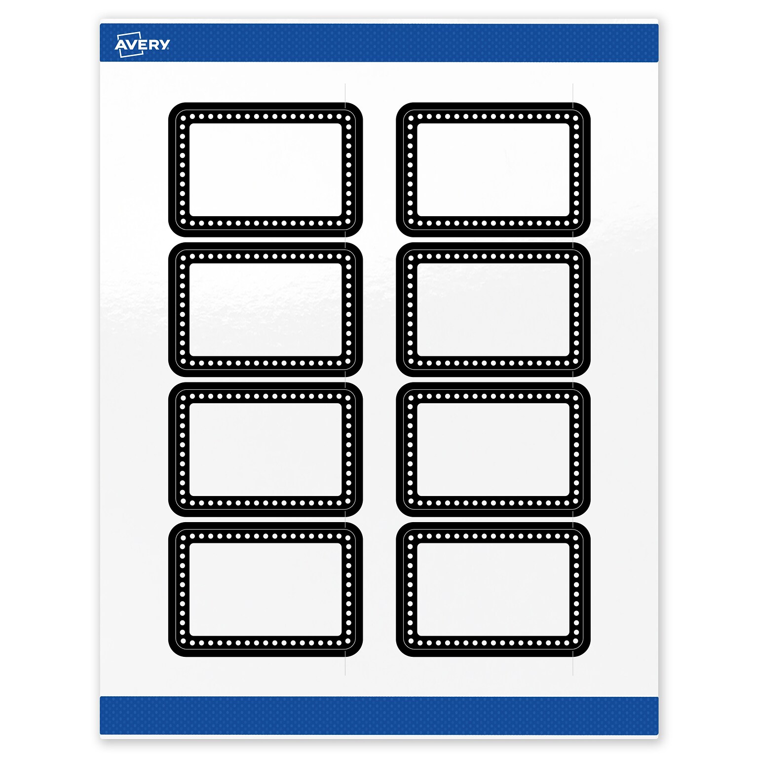 Avery Laser/Inkjet Rectangle Multipurpose Labels, 2 x 3, White, 80/Pack (S00-DKM)