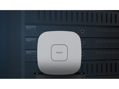 Netgear Insight WAX625 5400 Mbps Dual Band Wi-Fi 6 Access Point, White (WAX625-100NAS)