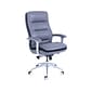 Beautyrest Platinum Sofil Bonded Leather Executive Chair, Gray (49404)