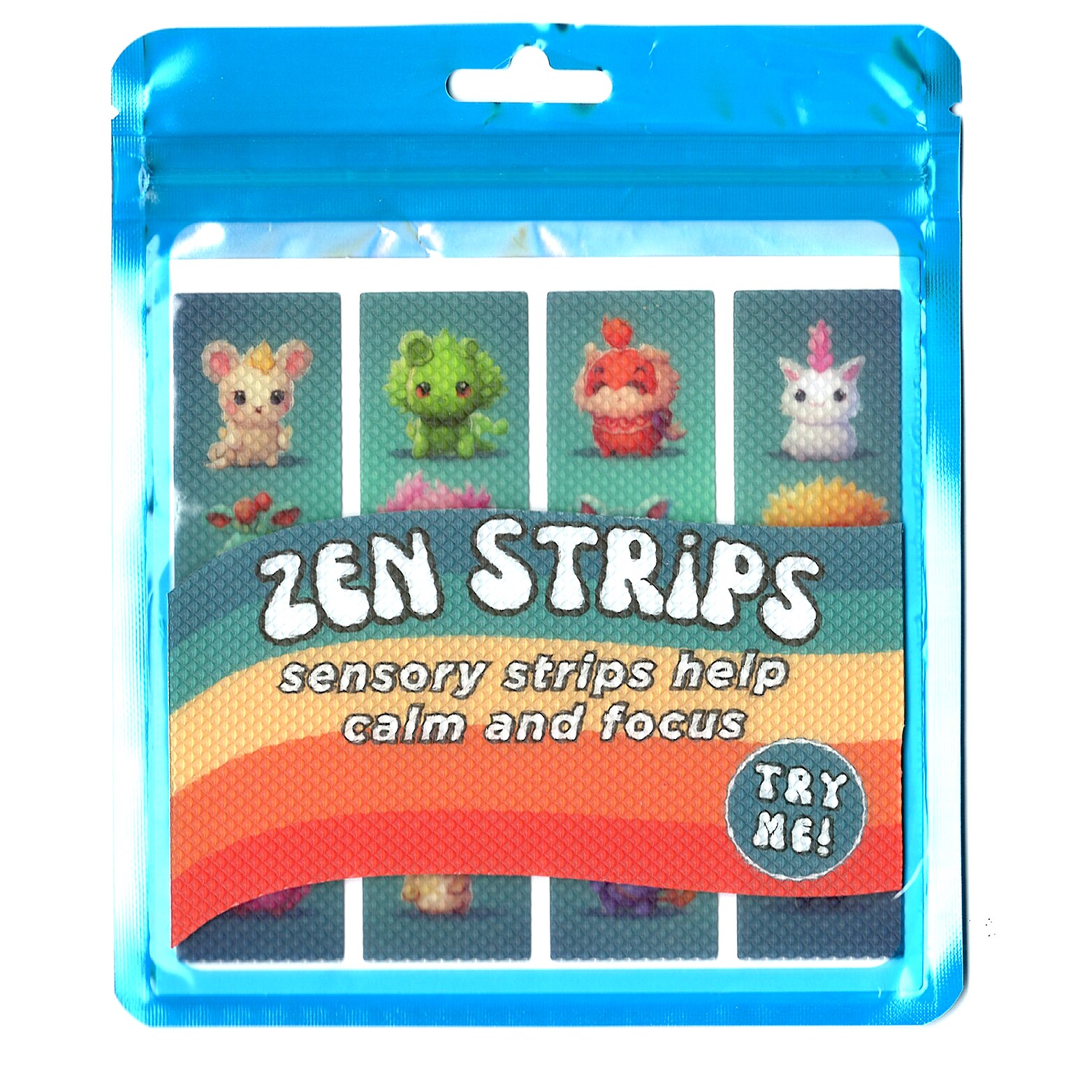 The Pencil Grip Zen Strips, Bumpy Cuties, 40/Pack (TPG89240)