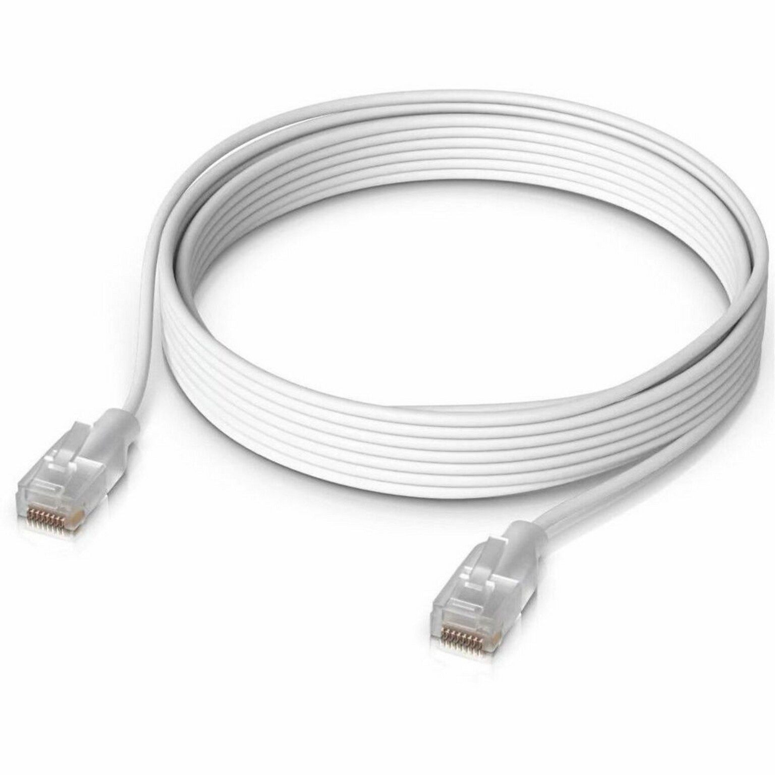 Ubiquiti UniFi 26.2 ft. CAT-6 Ethernet Cable, 28AWG, White (UACC-Cable-Patch-EL-8M-W)