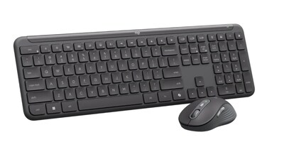 Logitech Signature Slim MK955 Wireless Keyboard and Optical Mouse Combo, Black (920-013271)