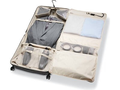 Samsonite 22.8" Garment Bag, 4-Wheeled Spinner, Black (139019-1041)