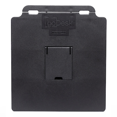 goDesk 0.88 x 10 ABS Plastic & Steel Attachable Luggage Desk Stand, Black (YGD3)