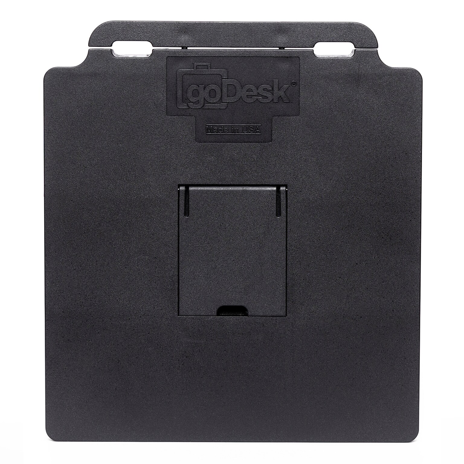 goDesk 0.88 x 10 ABS Plastic & Steel Attachable Luggage Desk Stand, Black (YGD3)