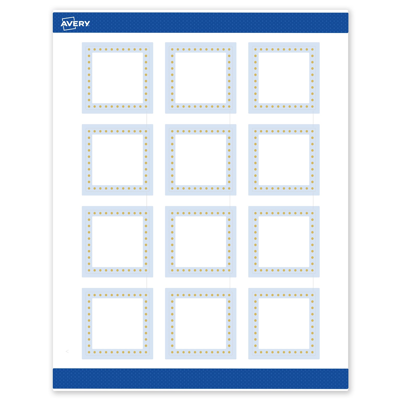 Avery Laser/Inkjet Square Multipurpose Labels, 2 x 2, White, 120/Pack (S00DME)