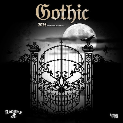 2025 BrownTrout Alchemy Gothic  12 x 12 Monthly Square Wall Calendar (9781975483104)