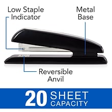 Swingline Desktop Stapler, 25-Sheet Capacity, Staples Included, Black (S7064601G)