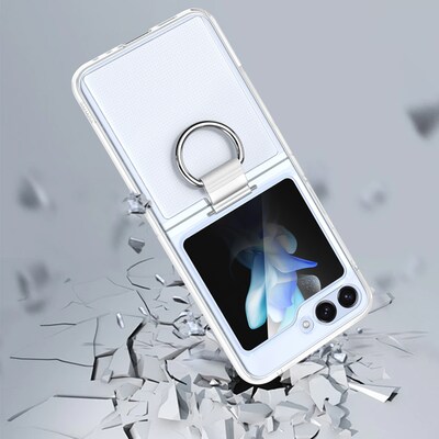 SaharaCase Venture Phone Case for Samsung Galaxy Z Flip6, Shock Absorbing, Clear (CP00583)