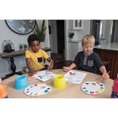 Creativity Street Palettes, White, 9" x 6.75", 2/Pack, 6 Packs/Bundle (PACAC5922R-6)