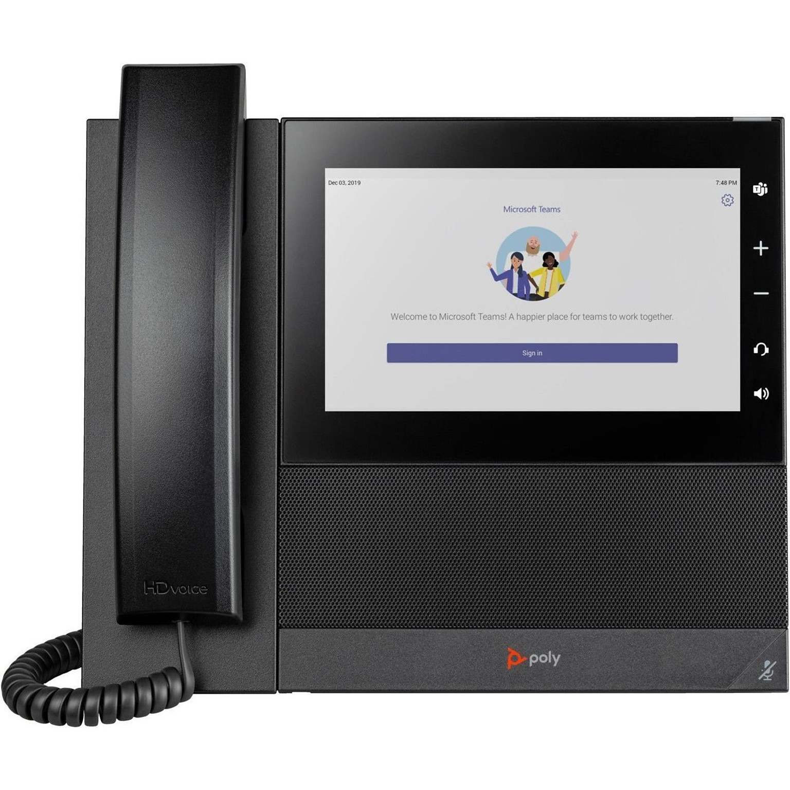 POLY CCX 600 24-Line VOIP Conference Speaker Phone, Black (849A8AA#ABA)