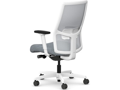 HON Ignition 2.0 Fabric/Mesh Swivel Task Chair, Basalt/Designer White (HIWMMKD.Y2.A.H.IF.APX25.DW.SB.DWX)