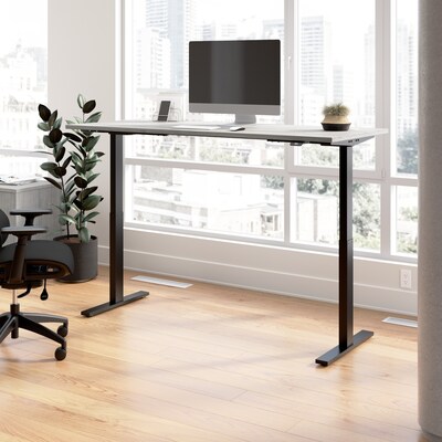 Bush Business Furniture Move 60 Series 72W Electric Height Adjustable Standing Desk, Platinum Gray/