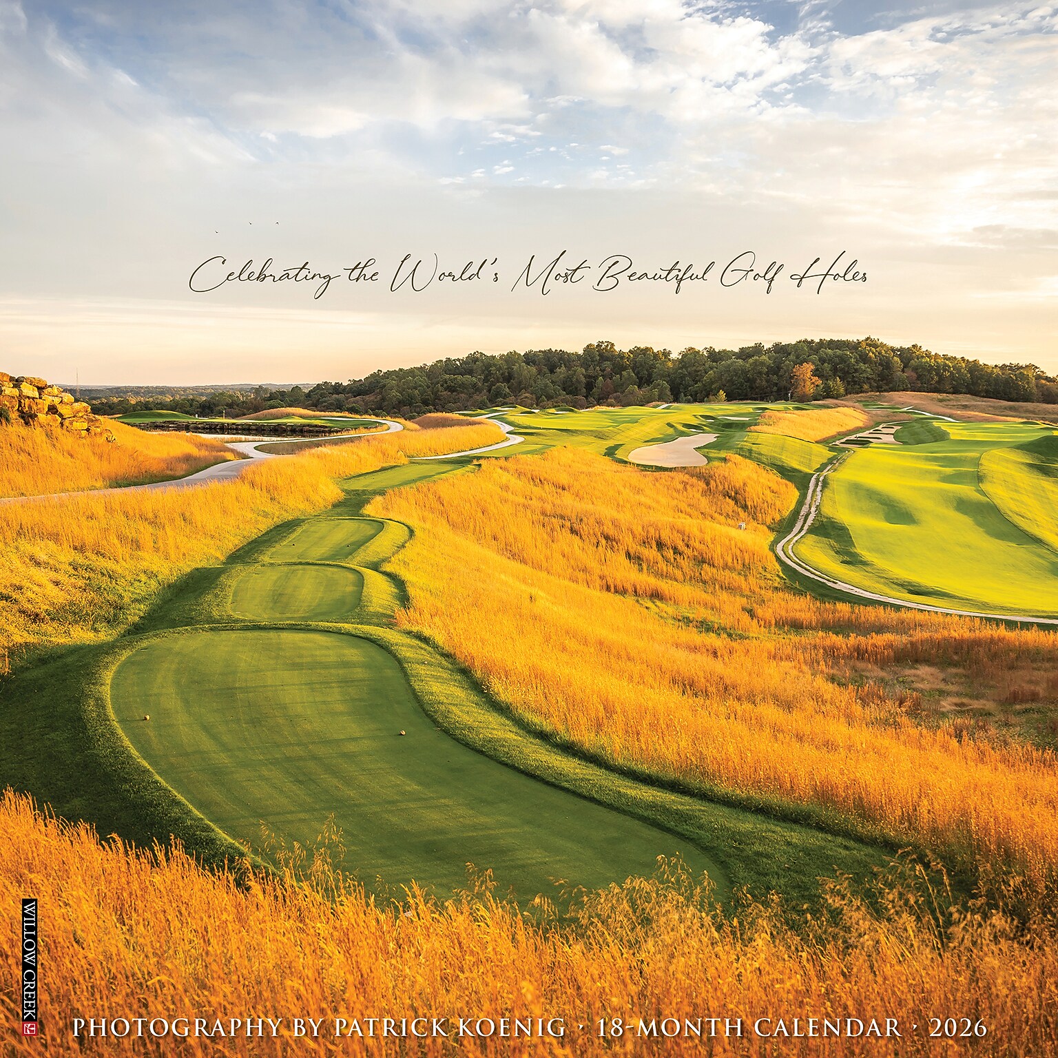 2026 Willow Creek Golf 12 x 12 Monthly Wall Calendar (55816X)